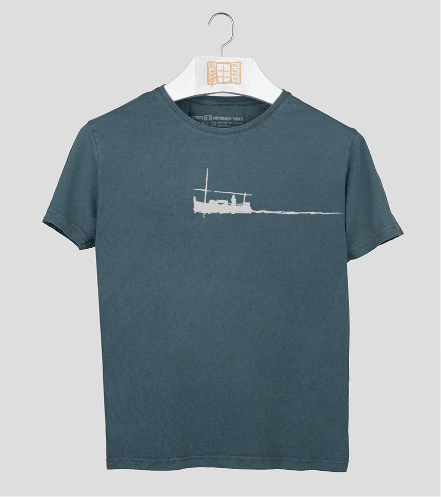 Camiseta manga corta Hombre Curri - plomo