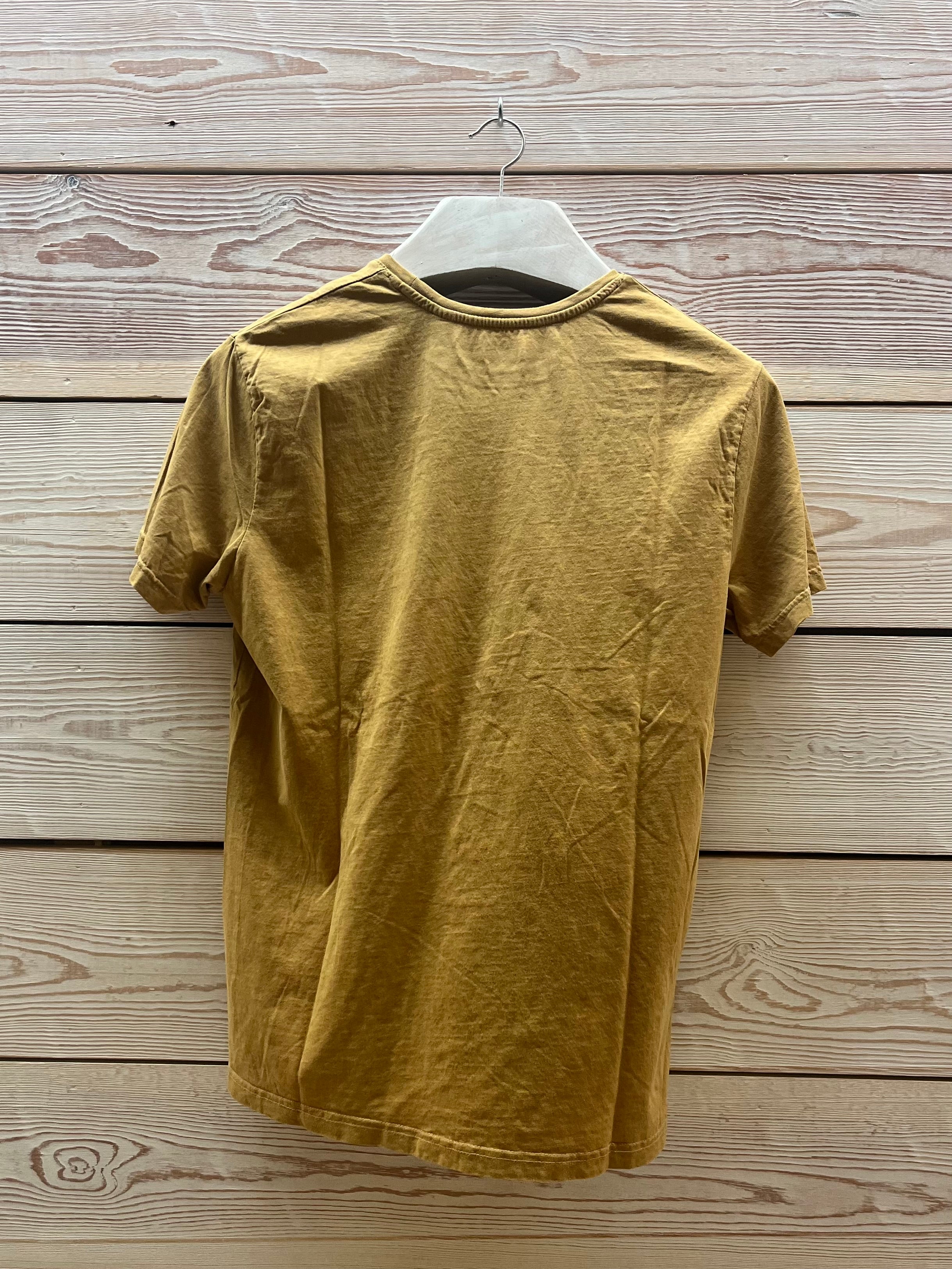 Camiseta Hombre Outlet talla M color Mostaza