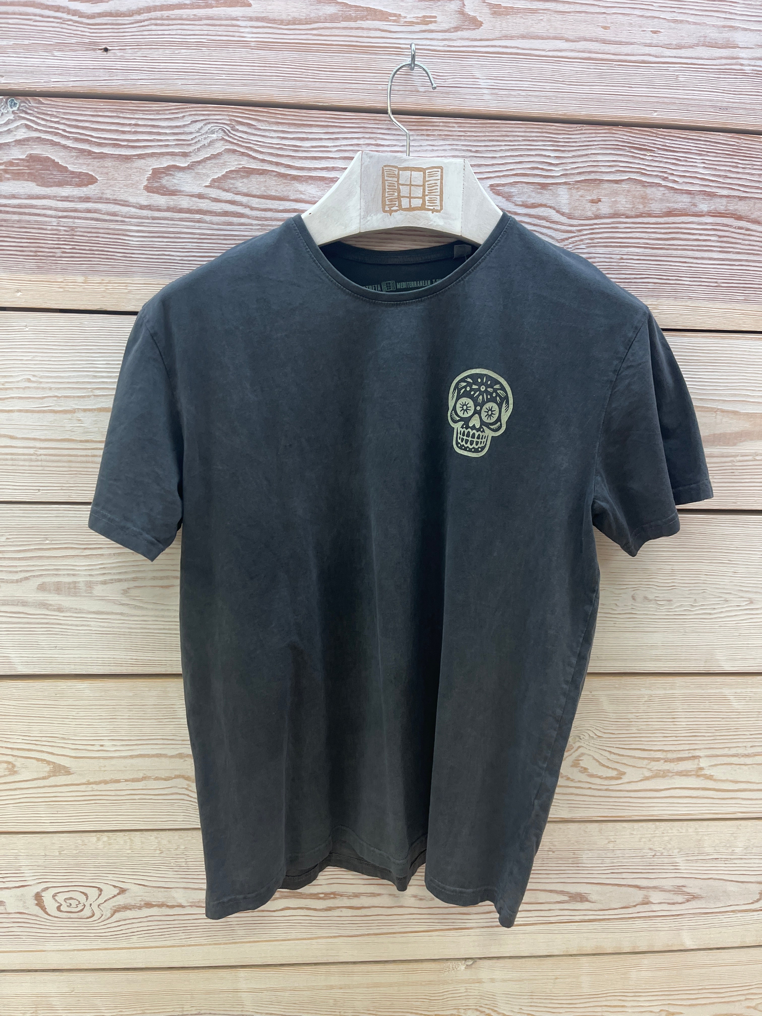 Camiseta manga corta Hombre Outlet talla L color Marengo