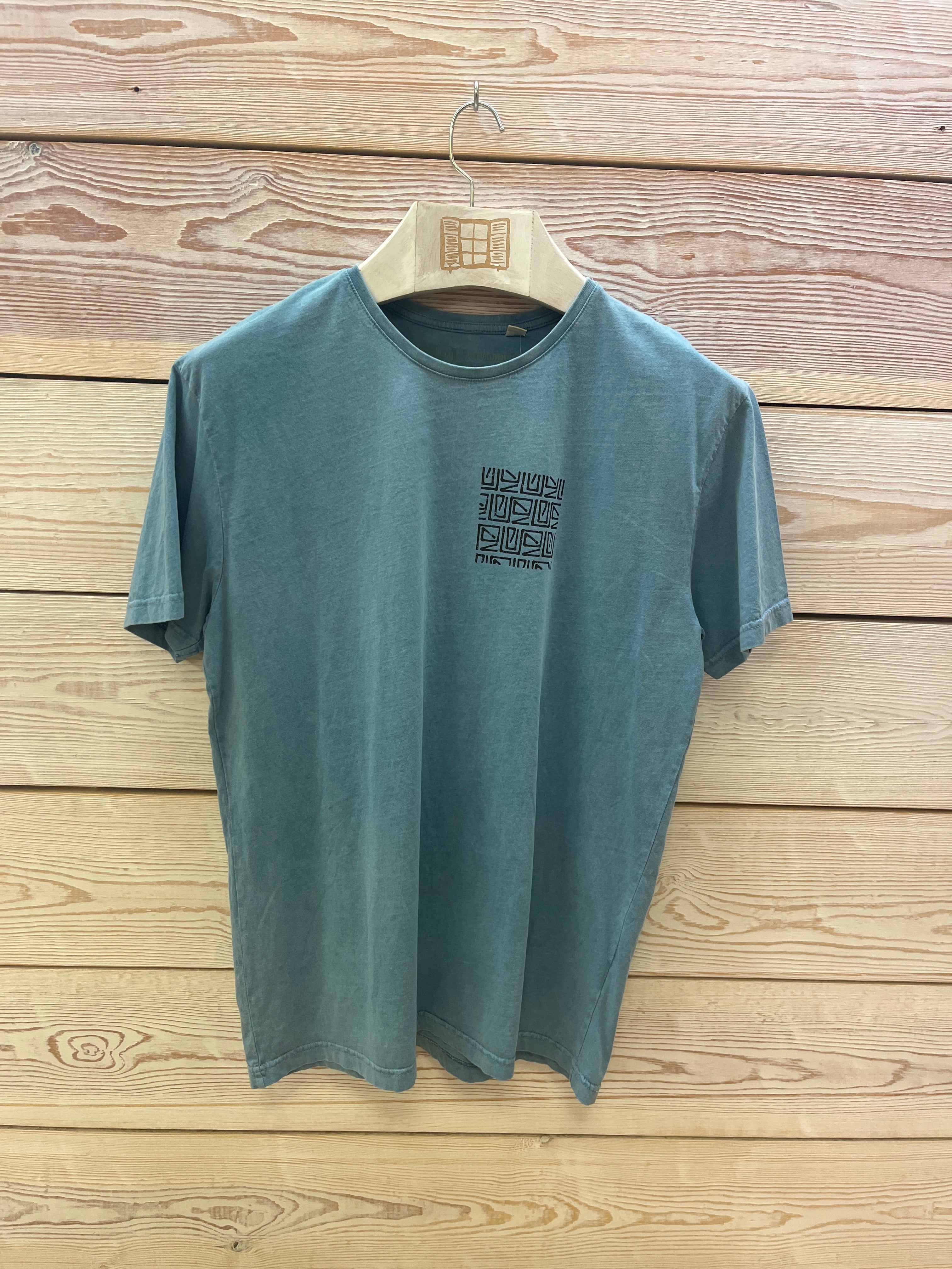 Camiseta manga corta Hombre Outlet talla L color Aqua