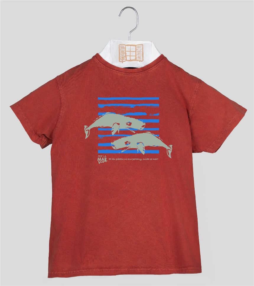 Camiseta manga corta Niño Catxalote - arcilla