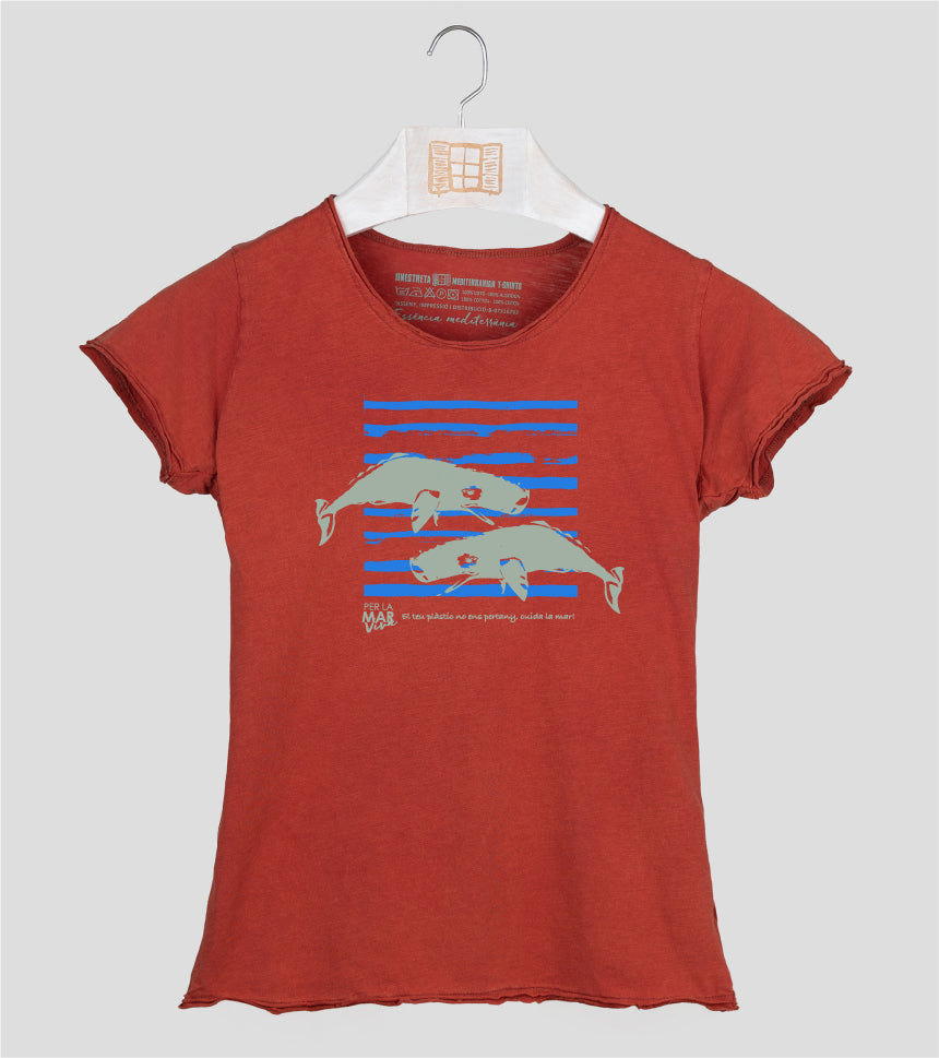 Camiseta manga corta Mujer Catxalote - arcilla