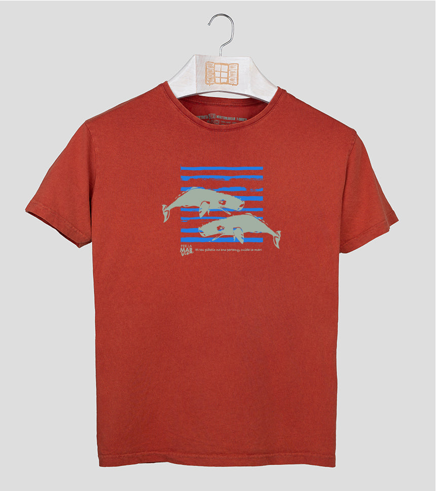 Camiseta manga corta Hombre Catxalote - arcilla