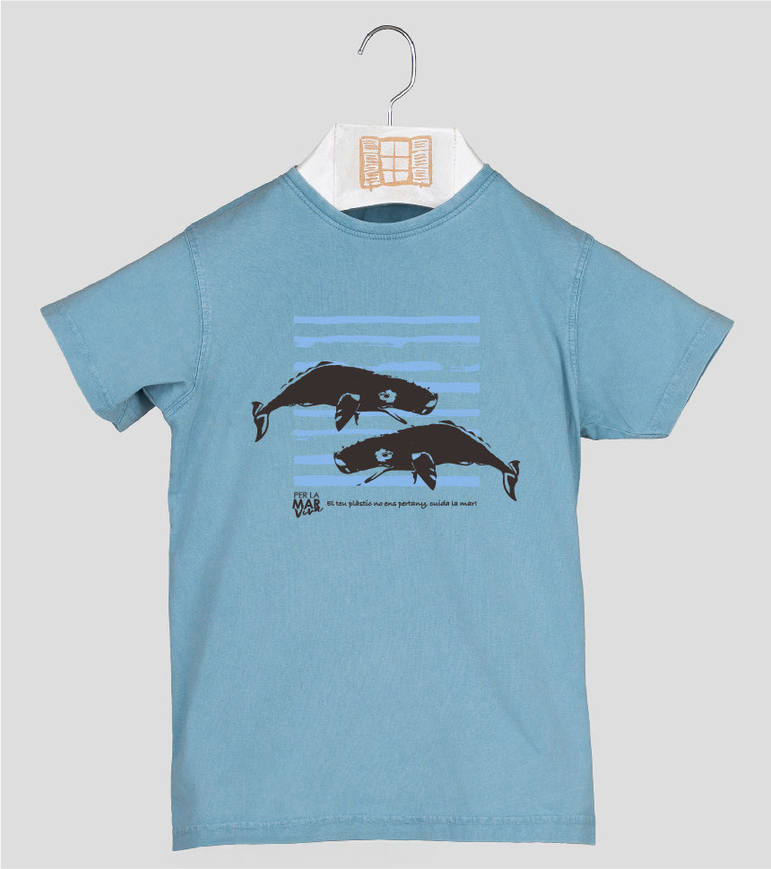 Camiseta manga corta Niño Catxalote - aqua