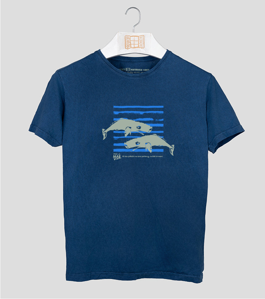 Camiseta manga corta Hombre Catxalote - azul-marino
