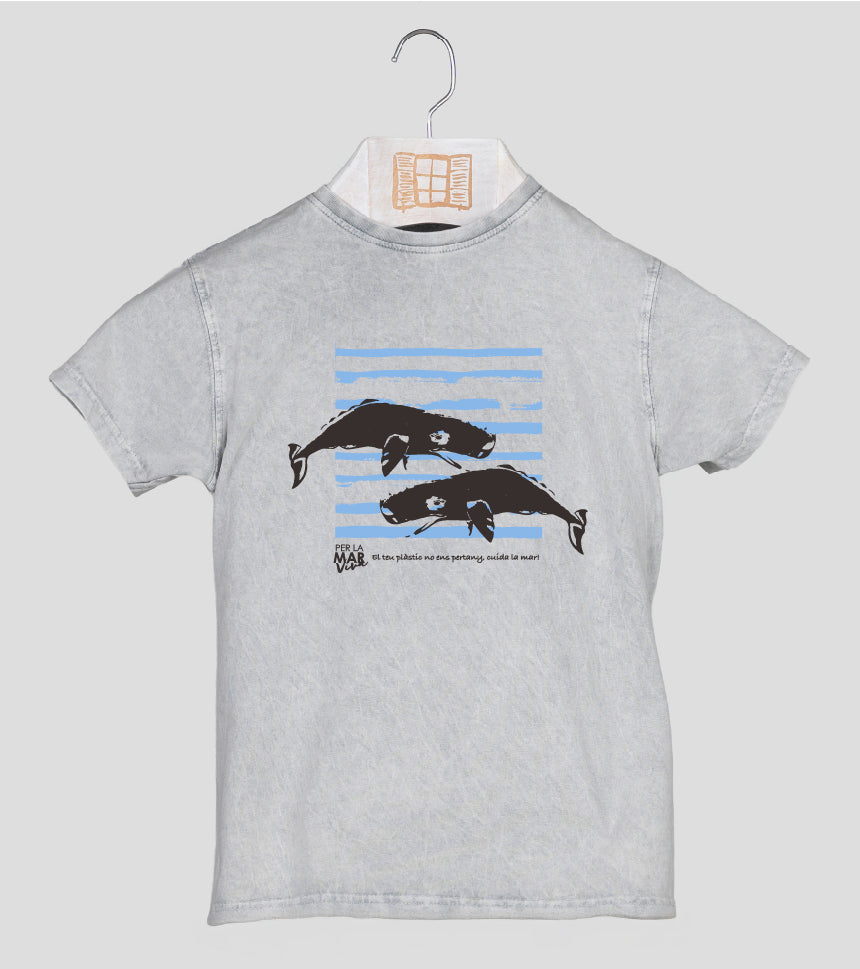 Camiseta manga corta Niño Catxalote - gris