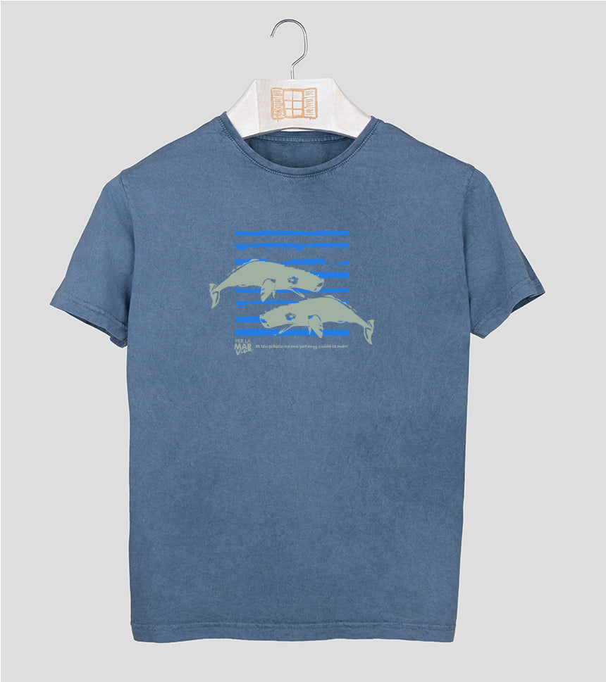 Camiseta manga corta Hombre Catxalote - indigo