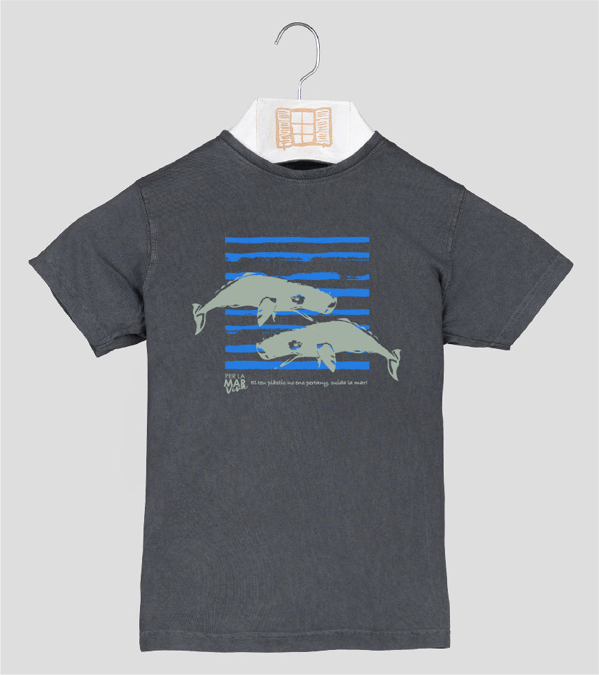 Camiseta manga corta Niño Catxalote - marengo