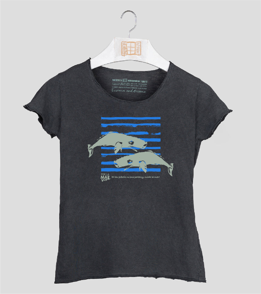 Camiseta manga corta Mujer Catxalote - marengo