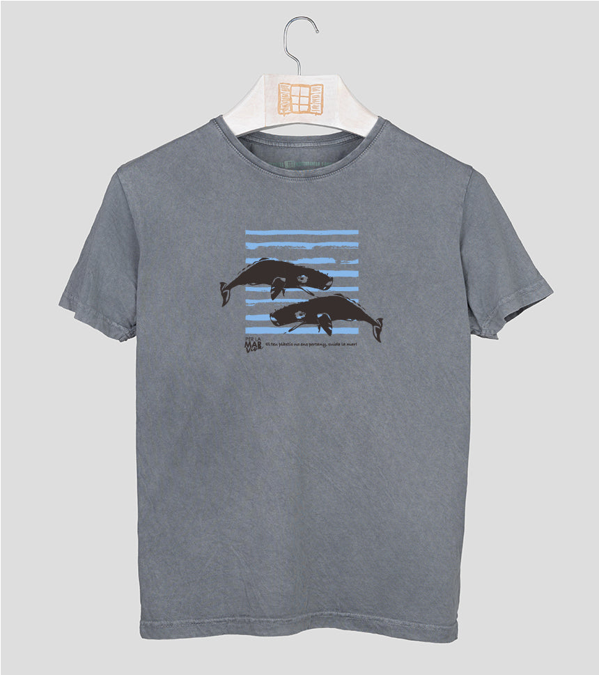 Camiseta manga corta Hombre Catxalote - piedra