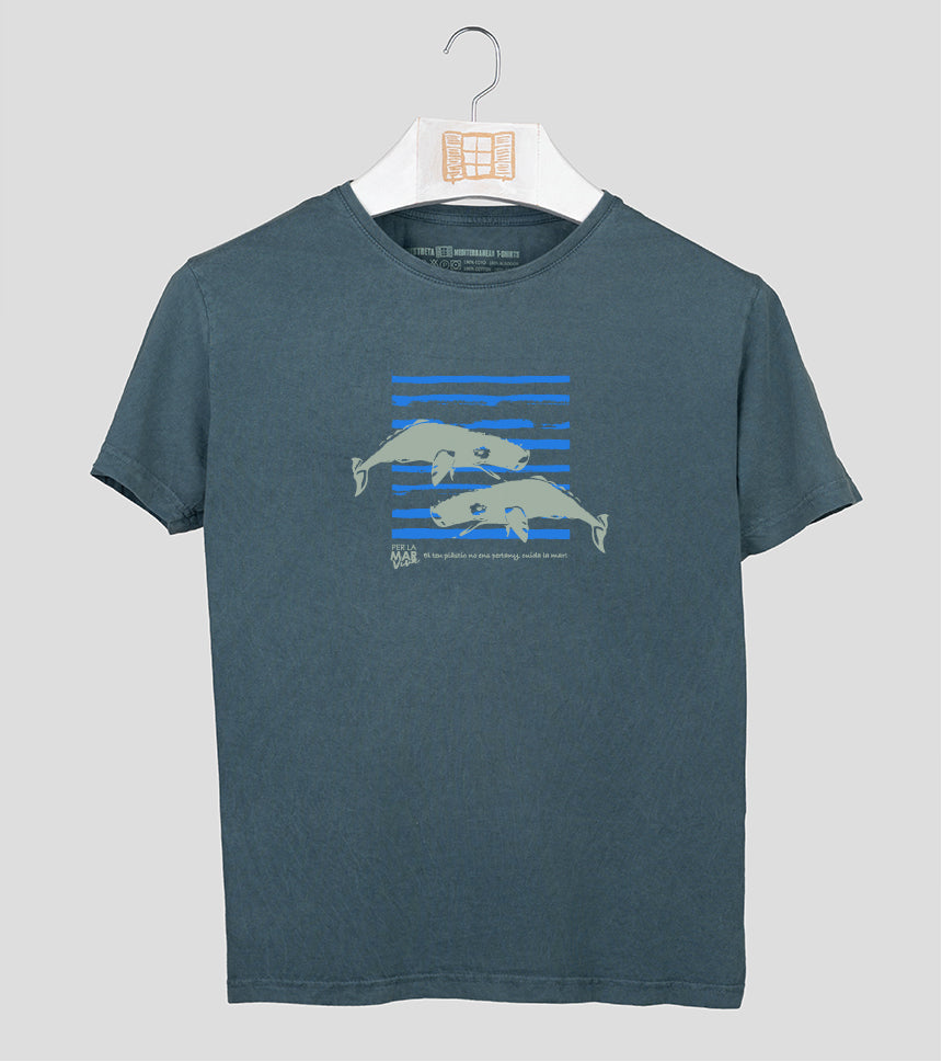 Camiseta manga corta Hombre Catxalote - plomo