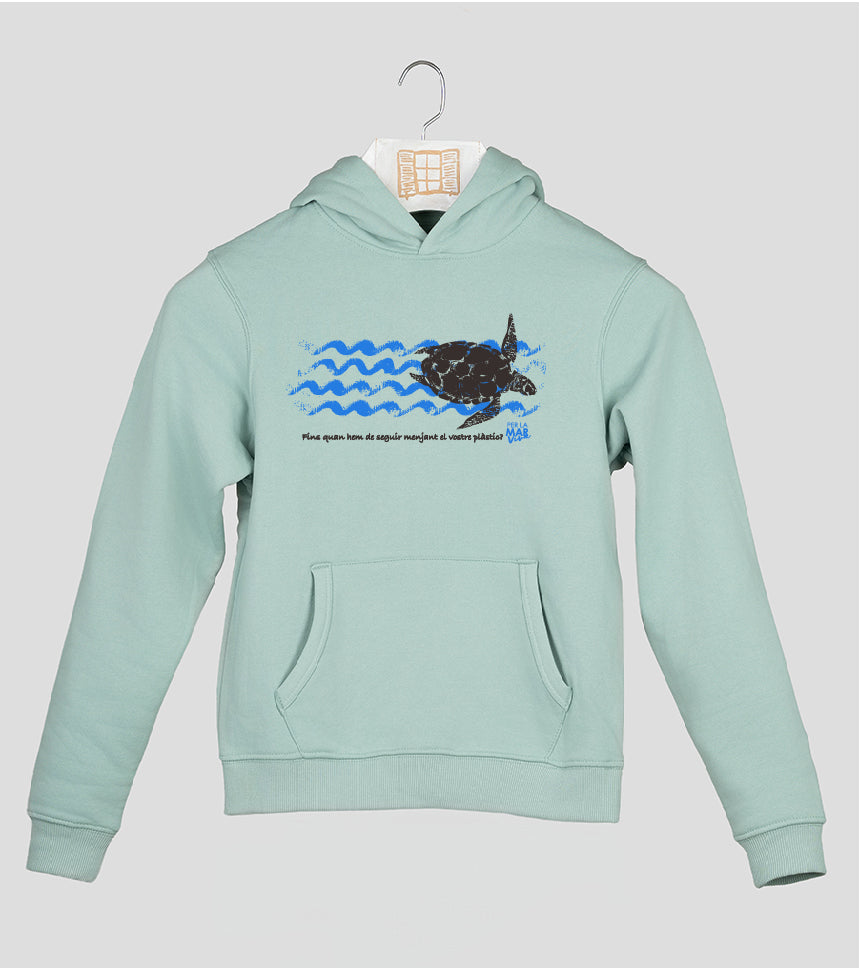 Sudadera Niño Tortuga - aqua