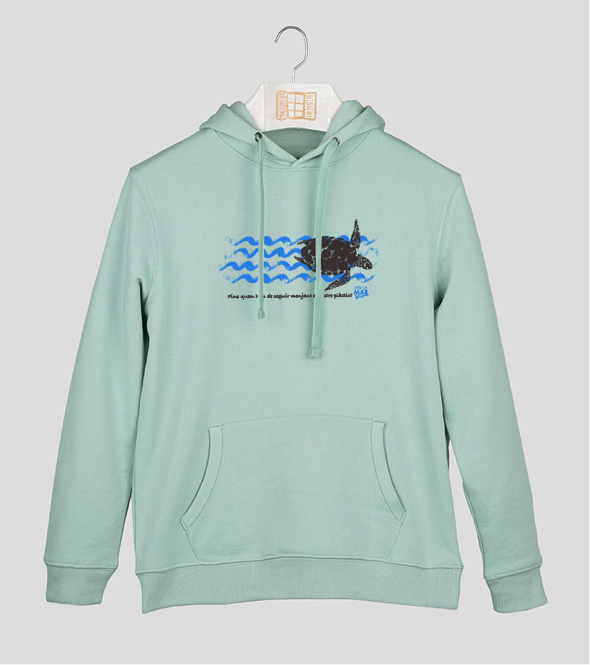 Sudadera Hombre Tortuga - aqua