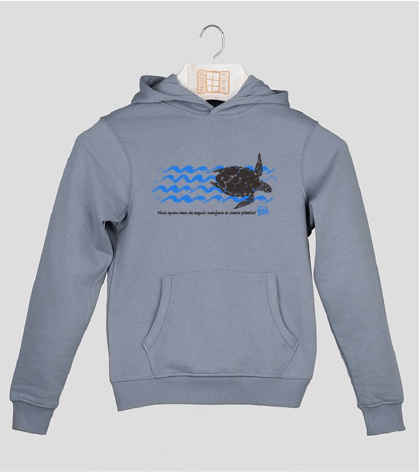 Sudadera Niño Tortuga - cielo
