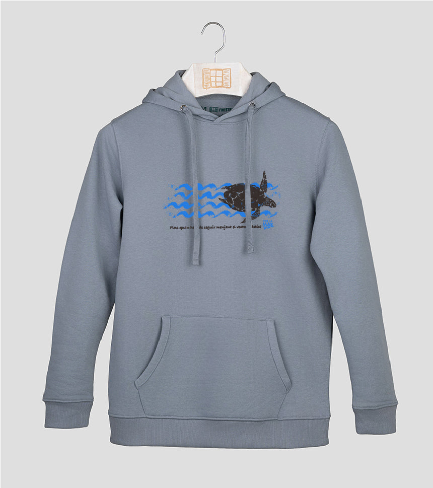 Sudadera Hombre Tortuga - cielo