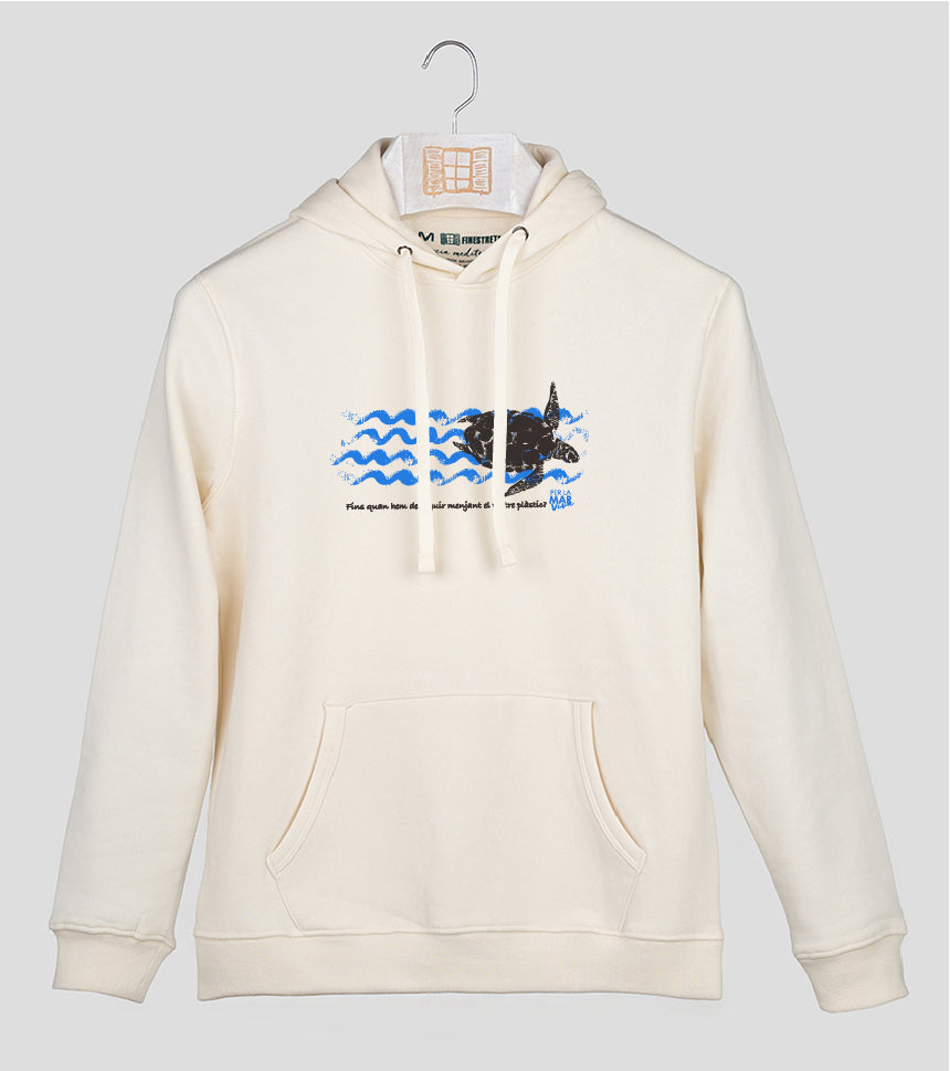 Sudadera Hombre Tortuga - crudo