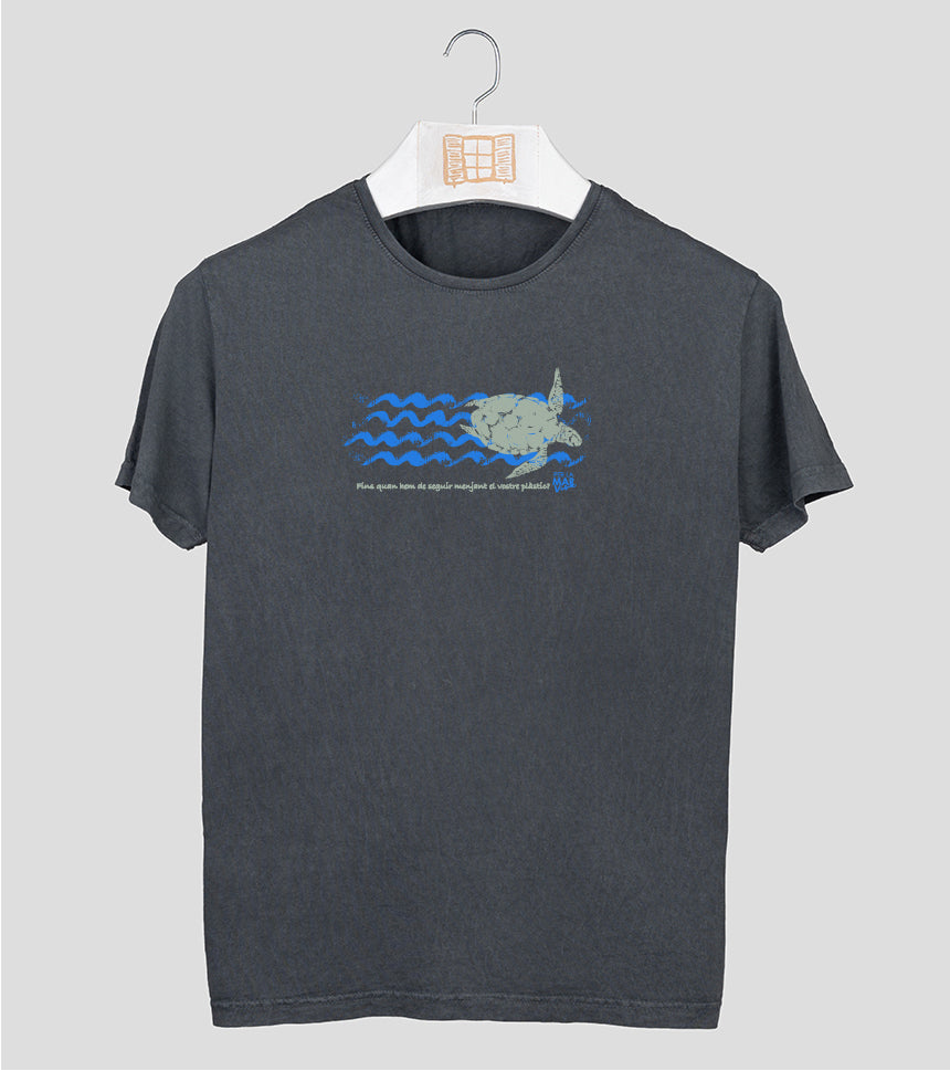 Camiseta manga corta Hombre Tortuga - marengo