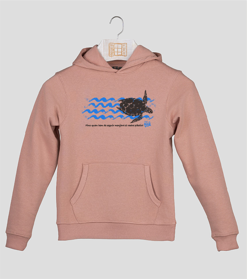 Sudadera Niño Tortuga - rosado