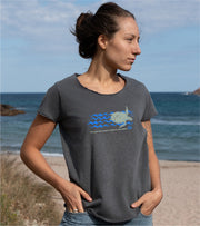 Camiseta manga corta Mujer Tortuga