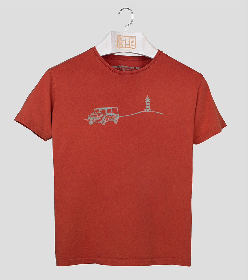 Camiseta manga corta Hombre Decami - arcilla