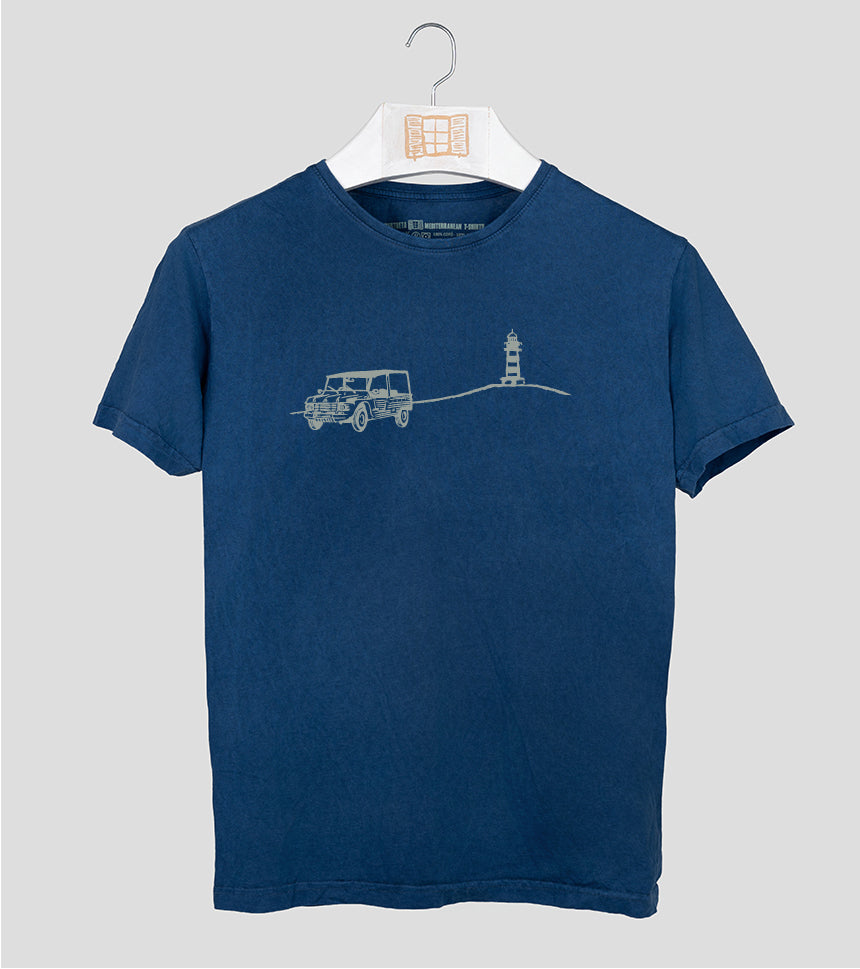 Camiseta manga corta Hombre Decami - azul-marino