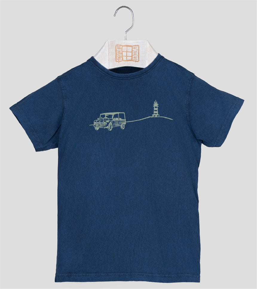 Camiseta manga corta Niño Decami - azul-marino
