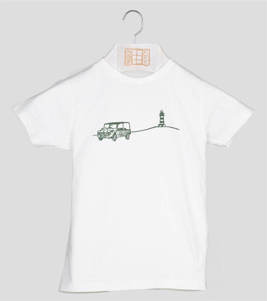 Camiseta manga corta Niño Decami - crudo