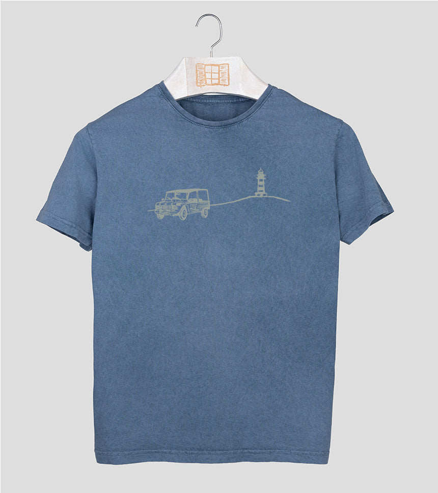 Camiseta manga corta Hombre Decami - indigo