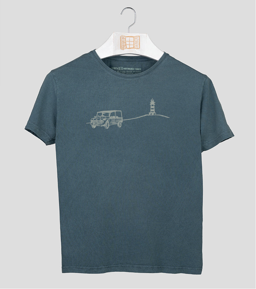 Camiseta manga corta Hombre Decami - plomo