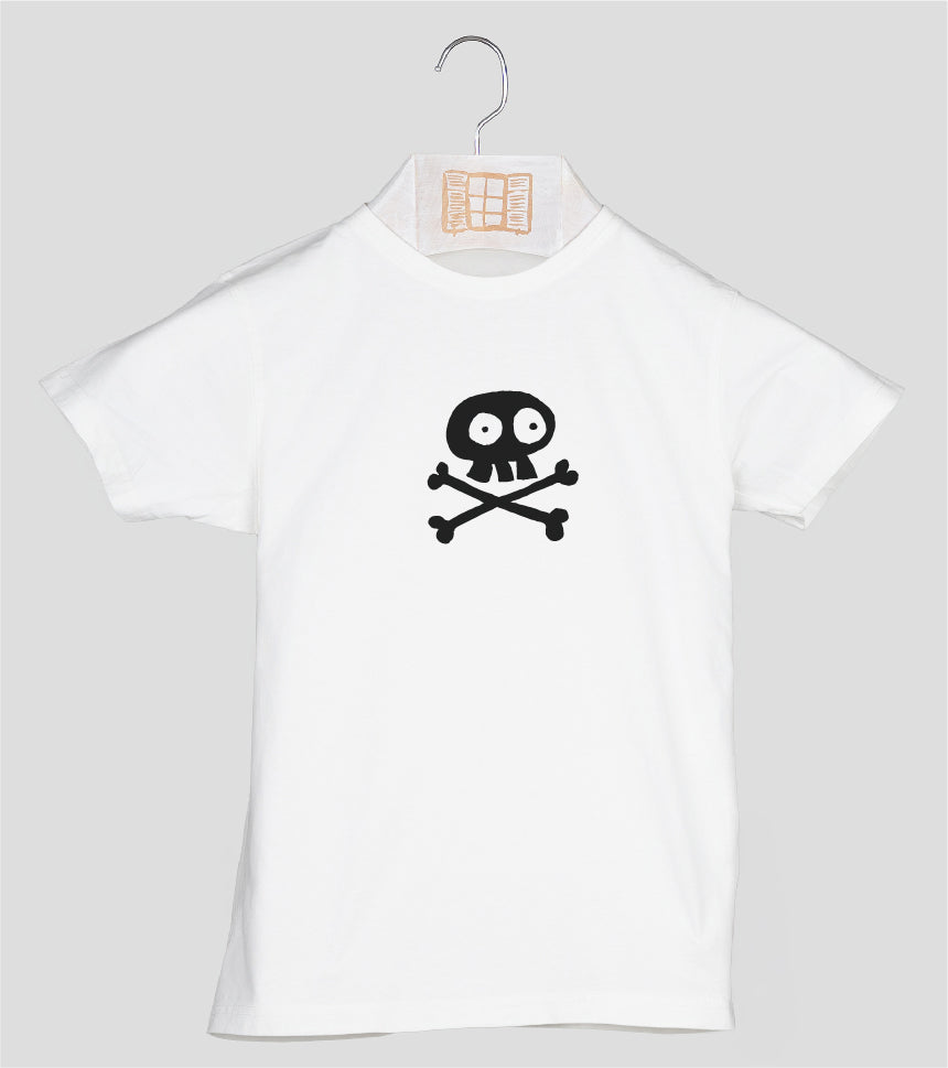 Camiseta manga corta Niño Pirata - crudo