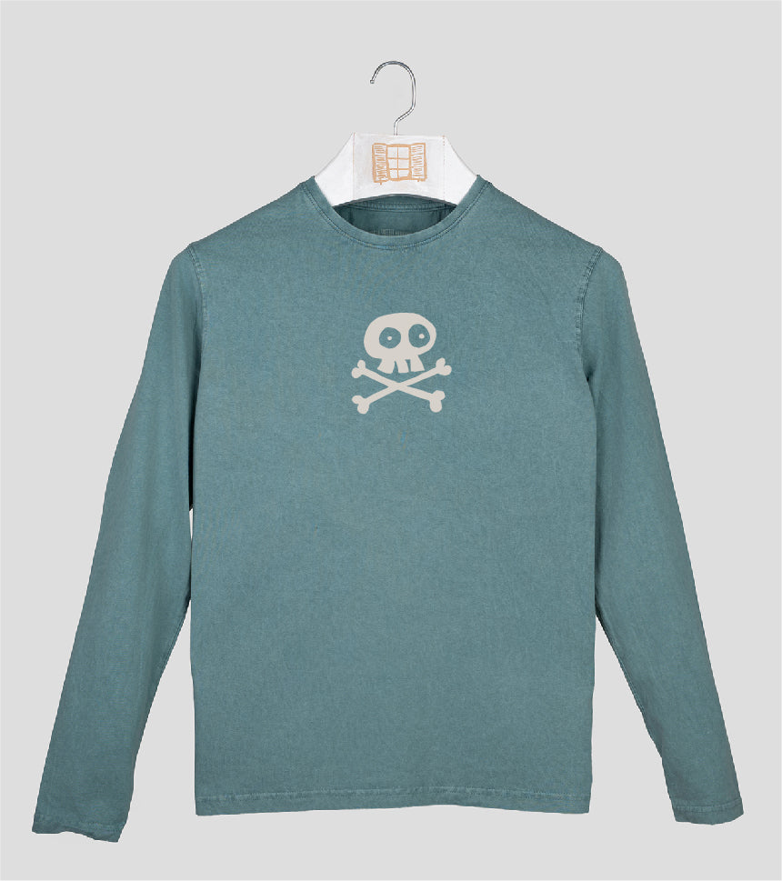 Camiseta manga larga Hombre Pirata - esmeralda
