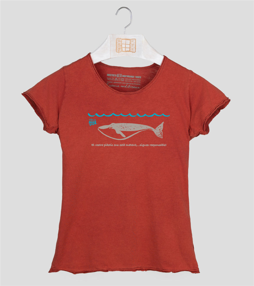 Camiseta manga corta Mujer Lotudy - arcilla