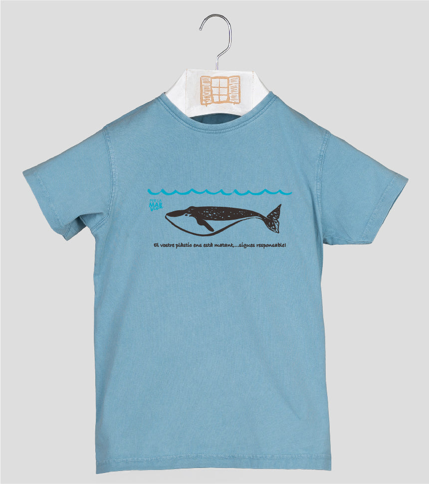 Camiseta manga corta Niño Lotudy - aqua