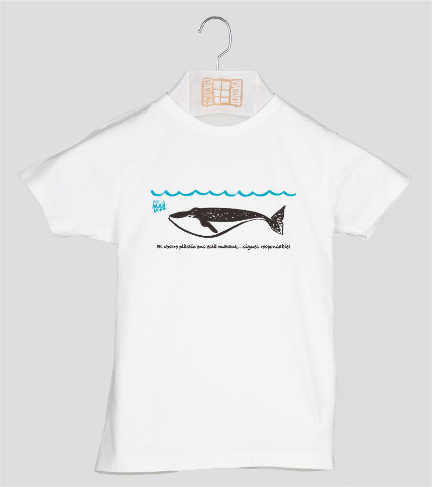 Camiseta manga corta Niño Lotudy - crudo
