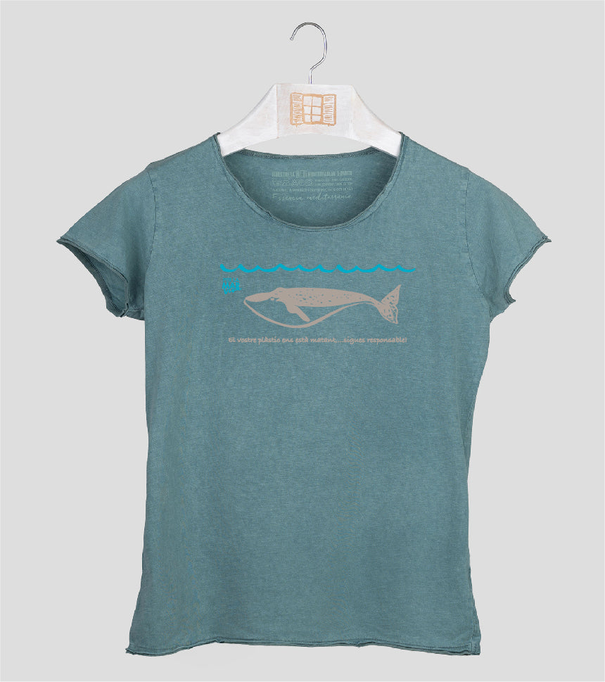 Camiseta manga corta Mujer Lotudy - esmeralda