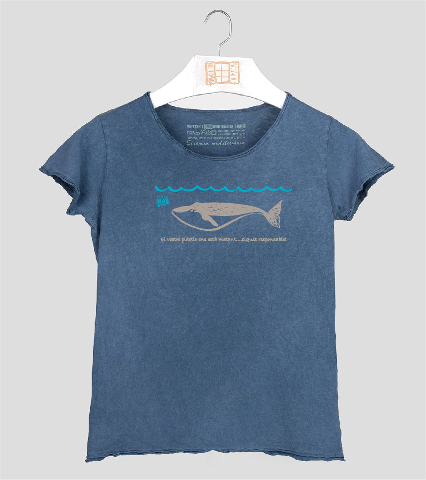 Camiseta manga corta Mujer Lotudy - indigo