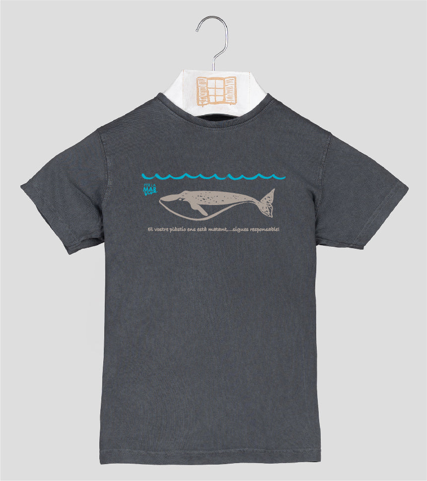 Camiseta manga corta Niño Lotudy - marengo