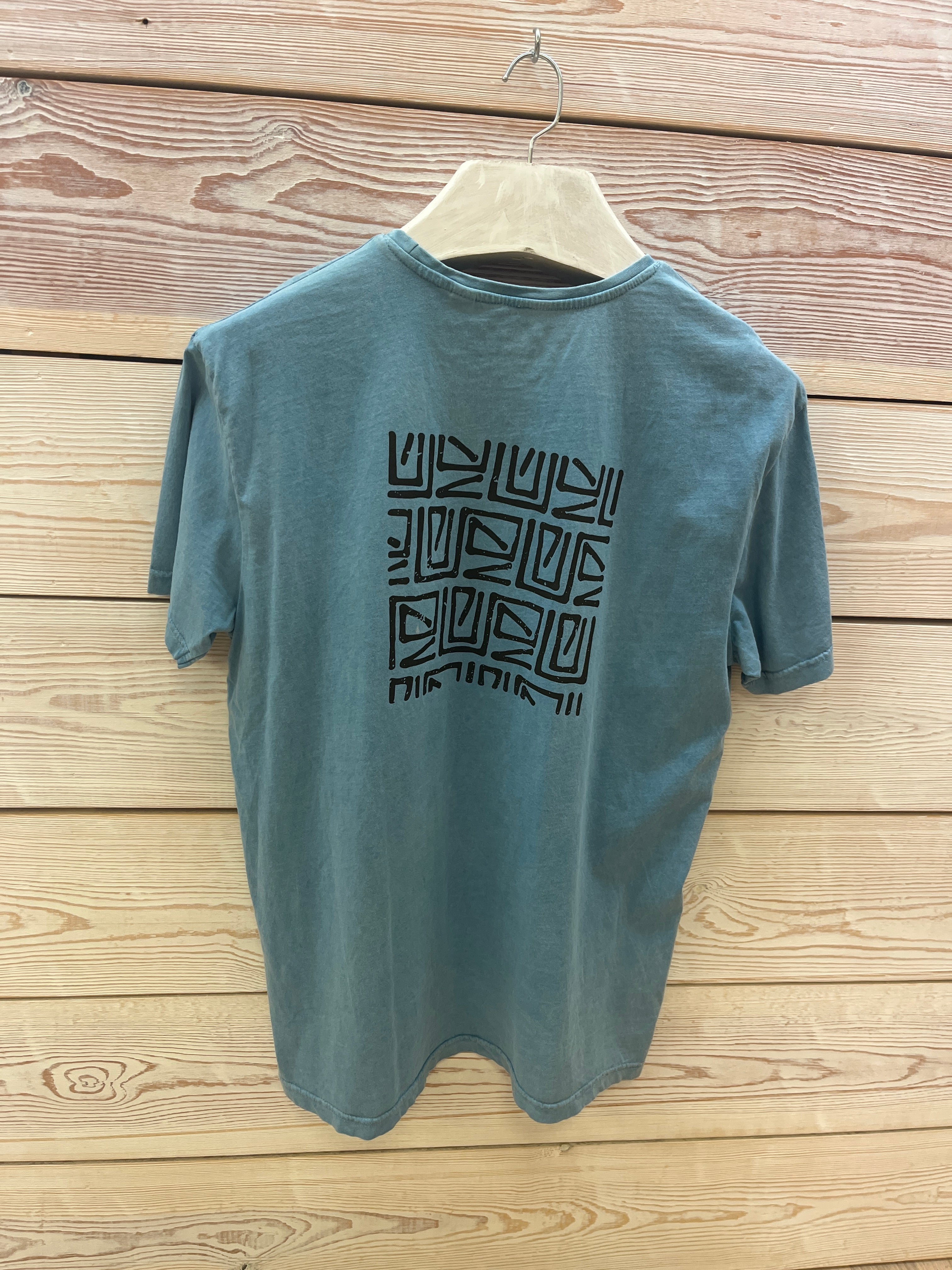 Camiseta manga corta Hombre Outlet talla L color Aqua