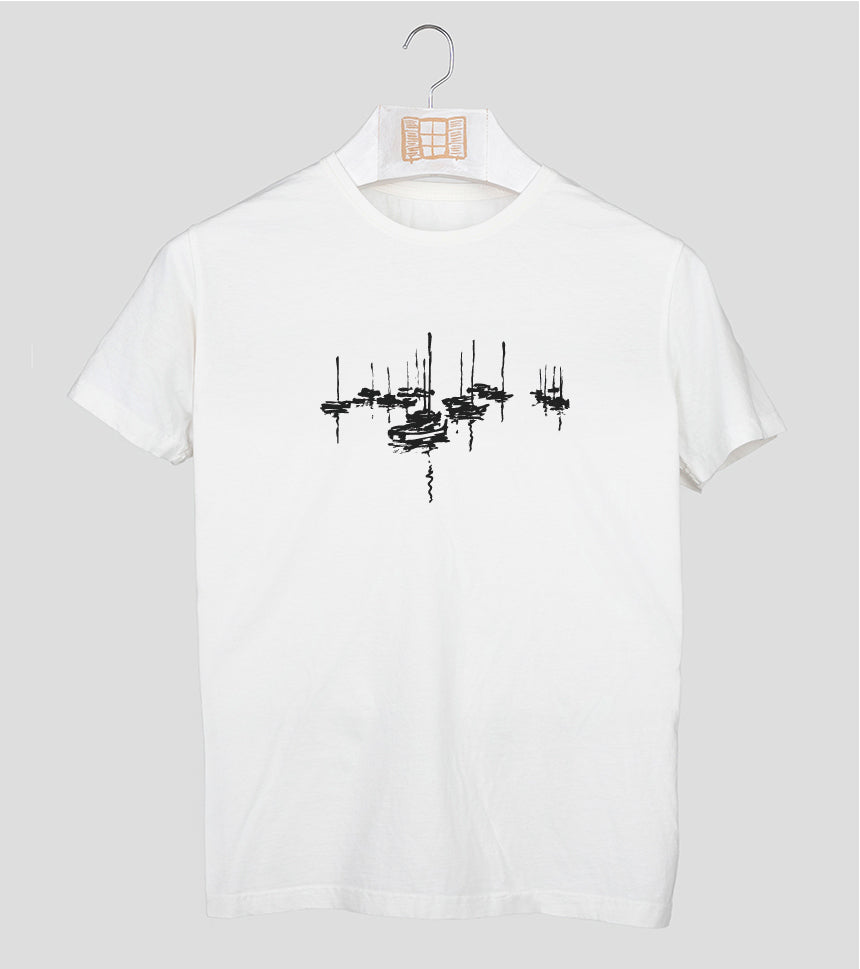 Camiseta manga corta Amarrats - crudo