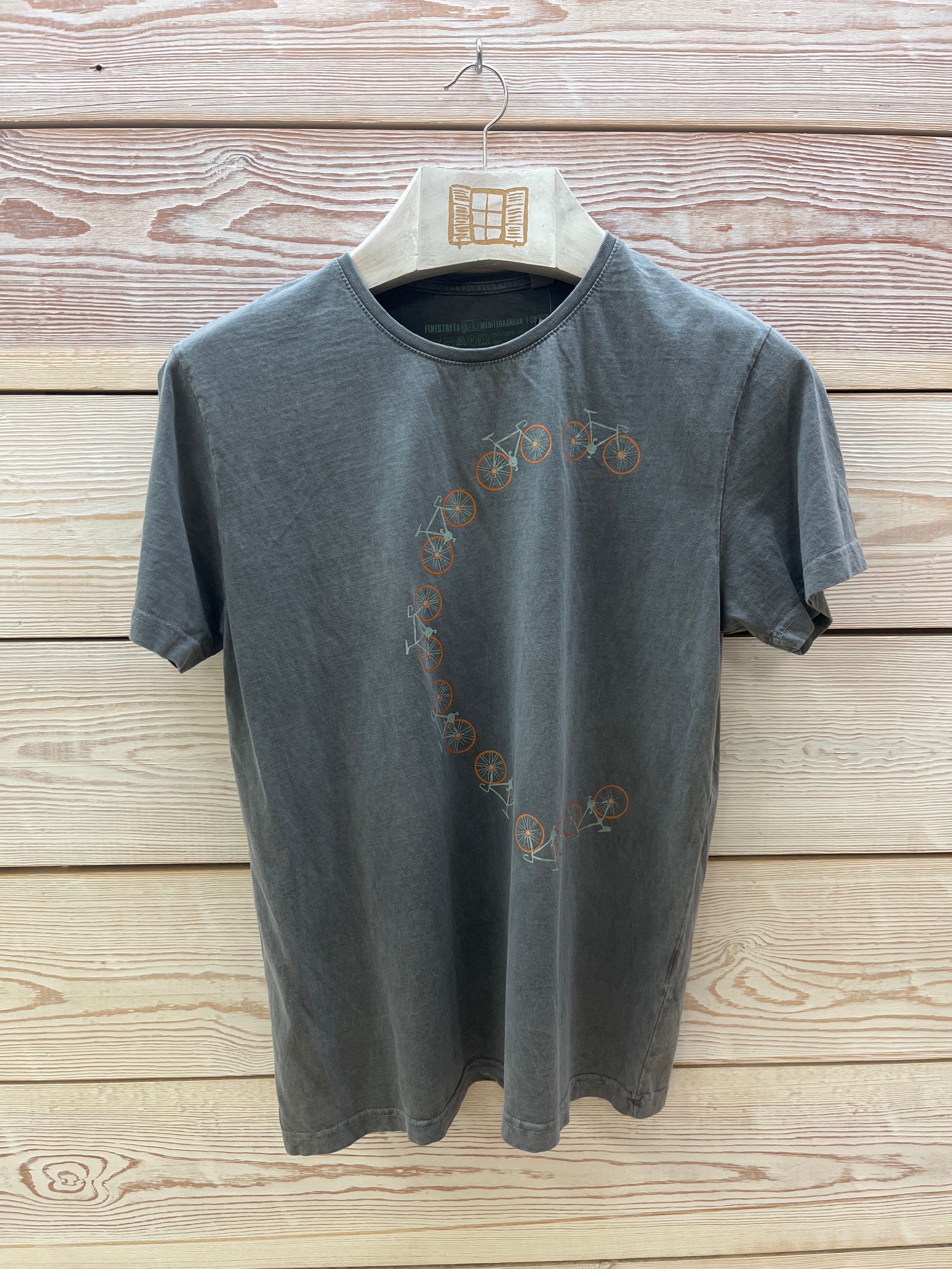 Camiseta manga corta Hombre Outlet talla M color Piedra