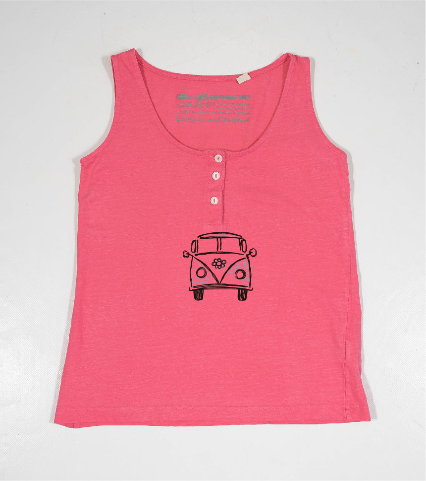 Camiseta de tirantes Niña Exagerada - fucsia