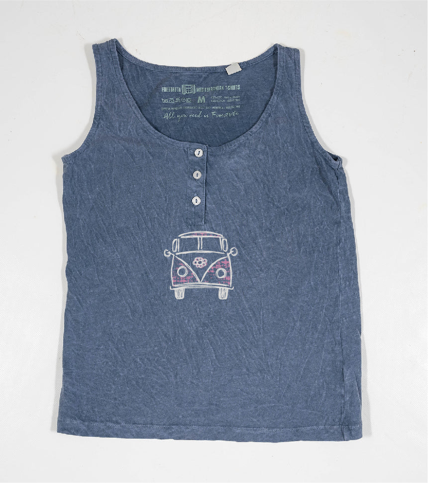 Camiseta de tirantes Niña Exagerada - indigo
