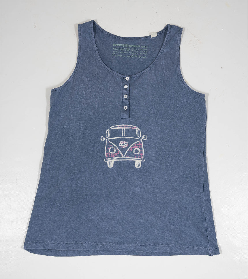 Camiseta de tirantes Mujer Exagerada - indigo