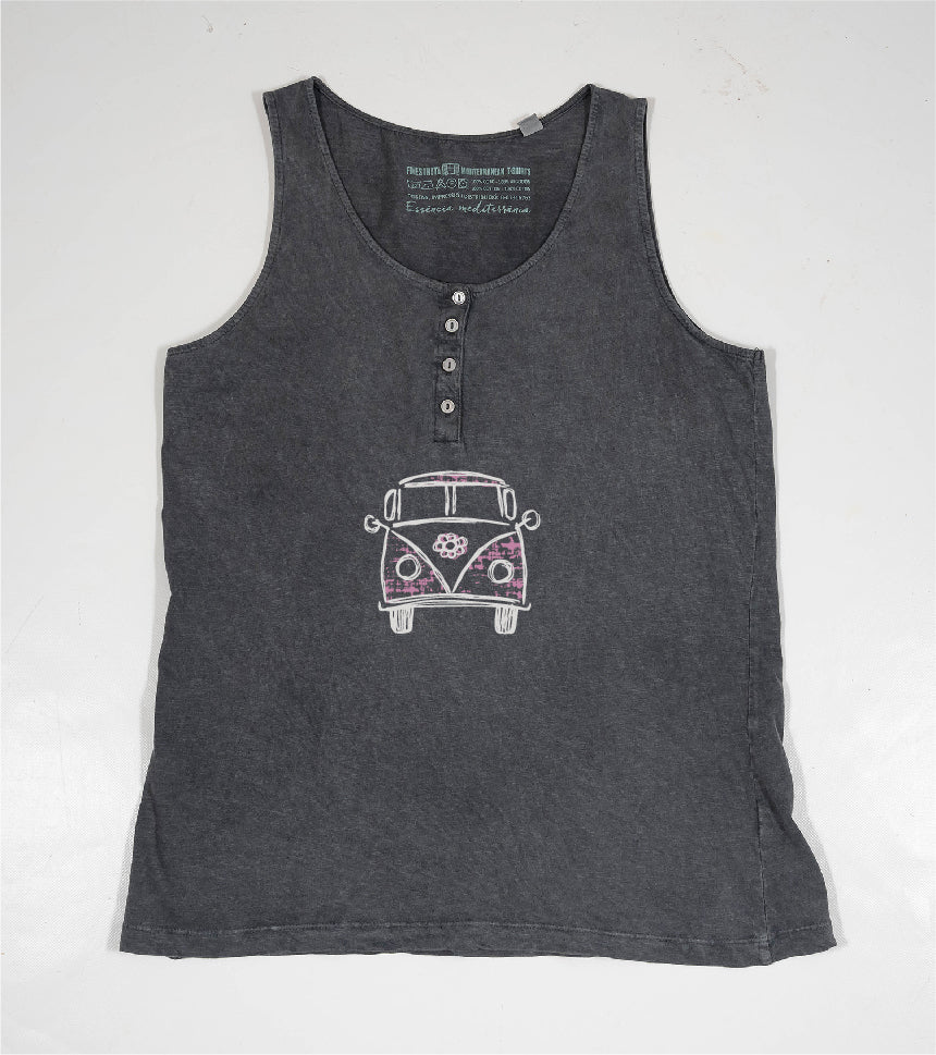 Camiseta de tirantes Mujer Exagerada - marengo