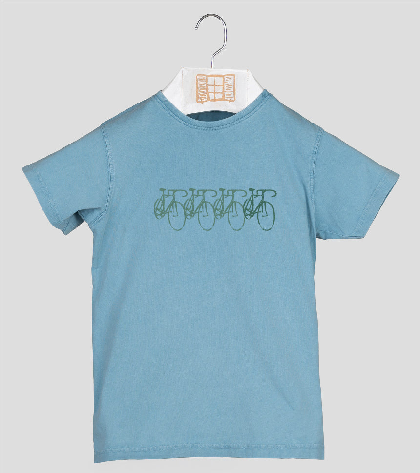 Camiseta manga corta Niño Peloton - aqua