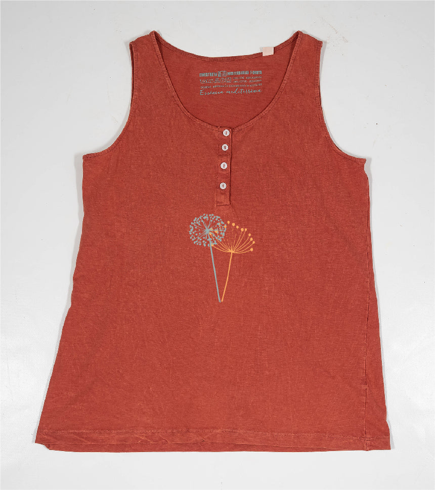 Camiseta de tirantes Mujer Espigol - arcilla