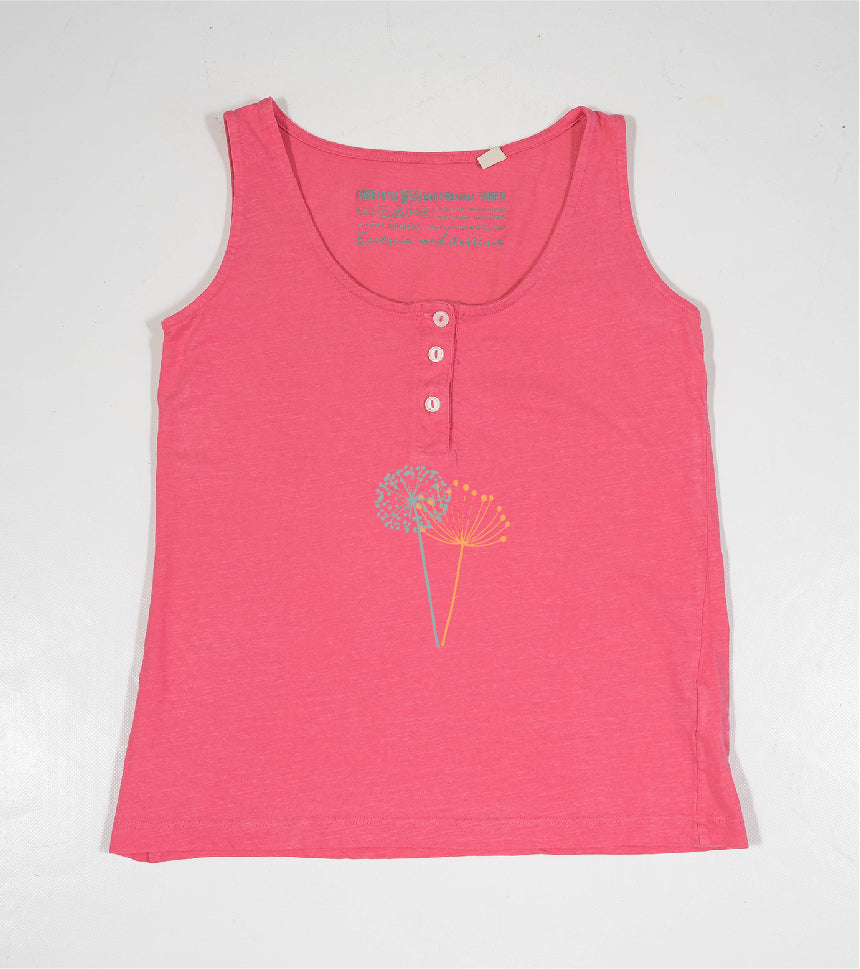 Camiseta de tirantes Niña Espigol - fucsia