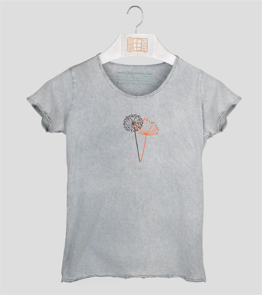 Camiseta manga corta Mujer Espigol - gris