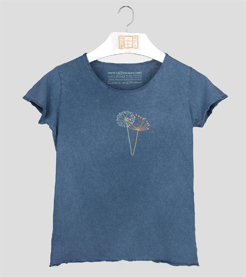 Camiseta manga corta Mujer Espigol - indigo