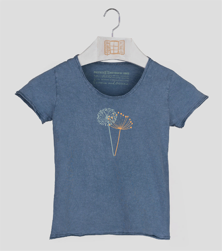Camiseta manga corta Niña Espigol - indigo